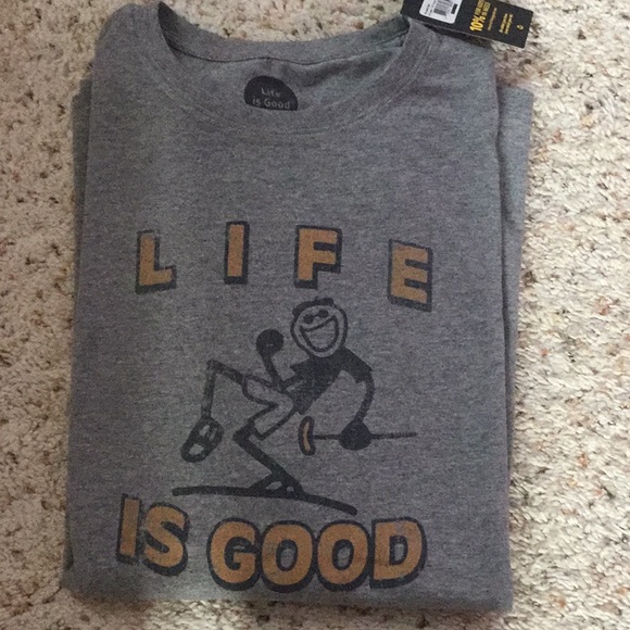 Life Is Good Other - Life is Good Mens Crusher Tee T&T Pump Putt NWT XL